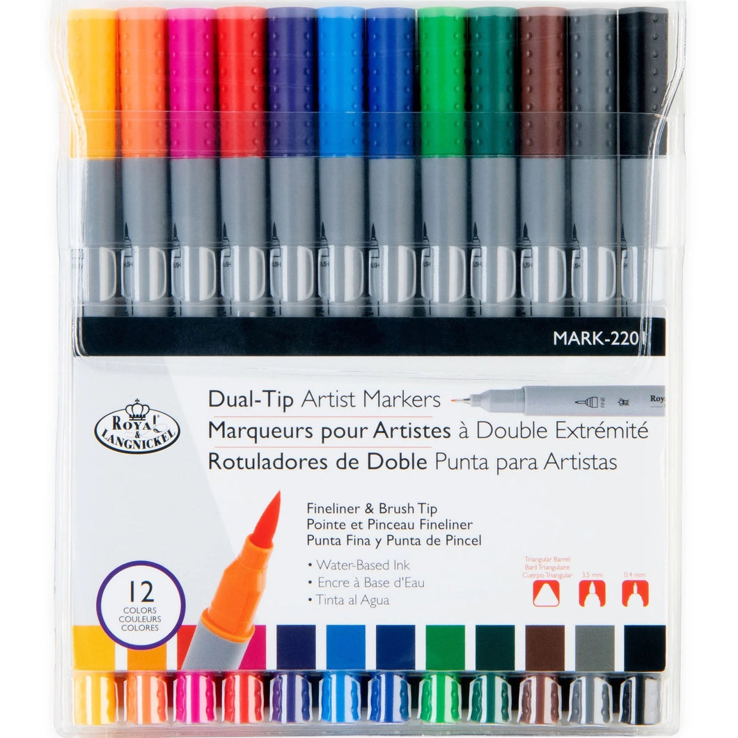 Royal Langnickel Dual Tip Watercolour Markers
