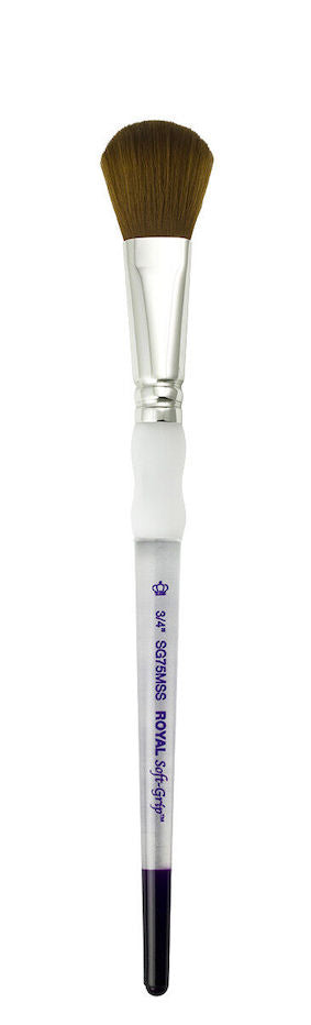 Royal Soft Grip Synthetic Sable Oval Mop Brushes (Series 75MSS)