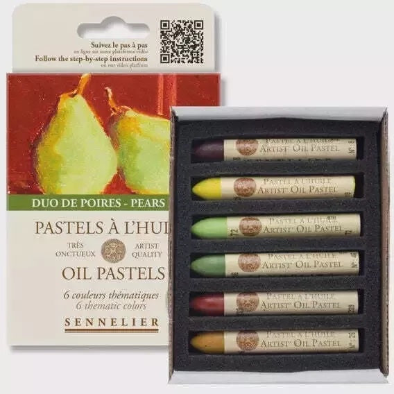 Sennelier Oil Pastels Pear Set 6