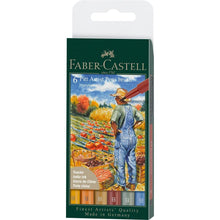 Load image into Gallery viewer, Faber Castell Set of 6 Pitt Brush Pens (Harvest)
