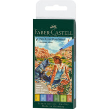 Load image into Gallery viewer, Faber Castell Set of 6 Pitt Brush Pens (Summer Vibes)
