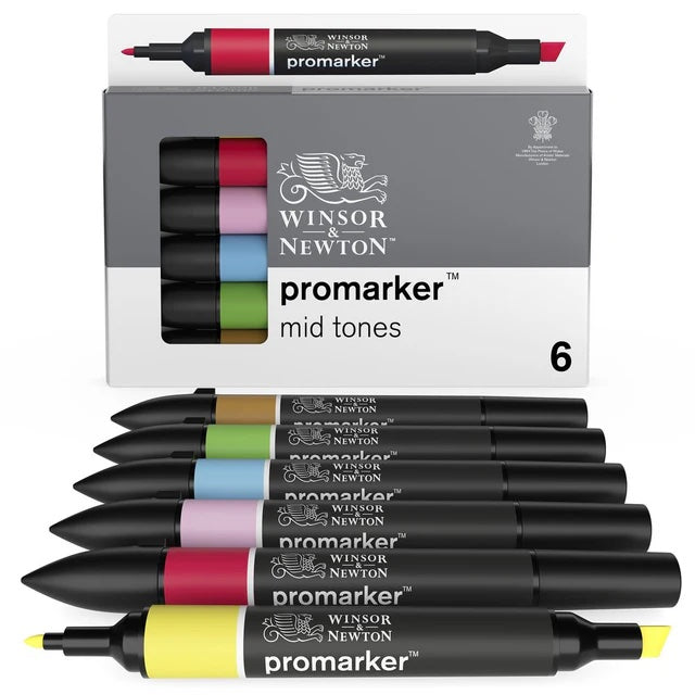 Mid Tones Winsor and Newton Pro Markers