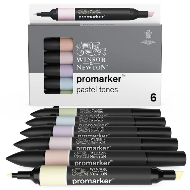 Pastel Tones Winsor and Newton Pro Markers