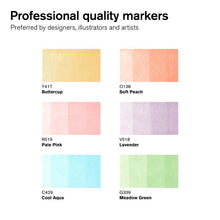 Load image into Gallery viewer, Pastel Tones Winsor and Newton Pro Markers
