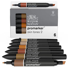 Load image into Gallery viewer, Skin Tones 2 Winsor and Newton Promarkers
