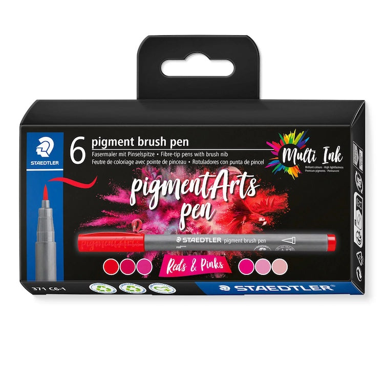 Staedtler Pigment Brush Pens sets of 6