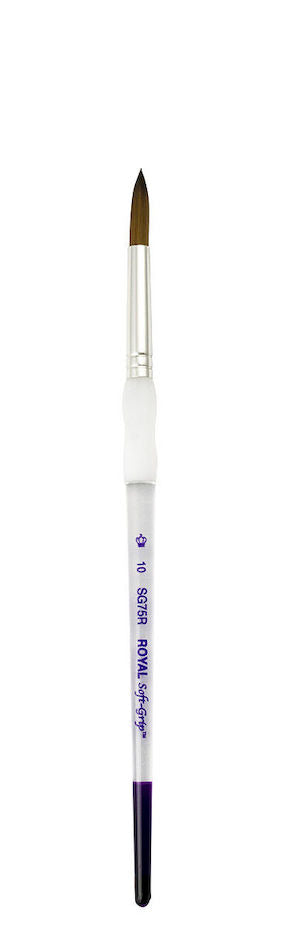 Royal Soft Grip Synthetic Sable Round Brushes (Series 75R)
