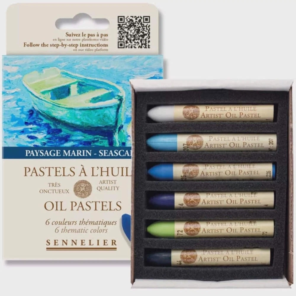Sennelier Oil Pastels Seascape Set 6