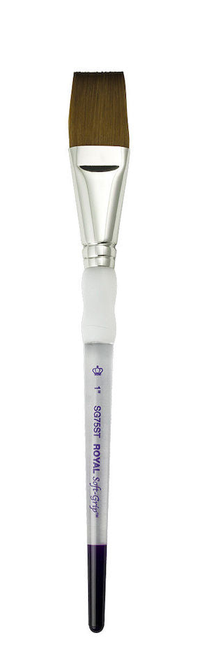 Royal Soft Grip Synthetic Sable Stroke Brushes (Series 75ST)
