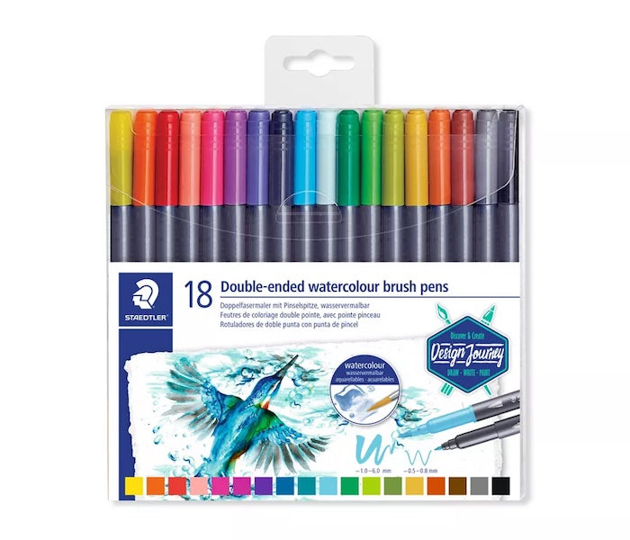 Staedtler Double Ended Watercolour Brush Pen