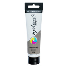 Load image into Gallery viewer, Daler Rowney System 3 Acrylic 150ml - Warm Grey - Paint
