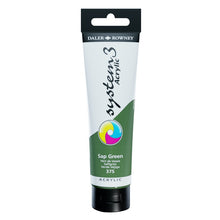 Load image into Gallery viewer, Daler Rowney System 3 Acrylic 150ml - Sap Green - Paint
