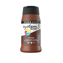 Load image into Gallery viewer, Daler Rowney System 3 Acrylic 500ml - Burnt Sienna - Paint
