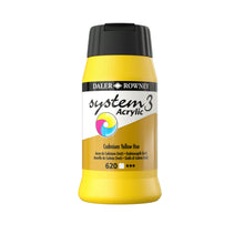 Load image into Gallery viewer, Daler Rowney System 3 Acrylic 500ml - Cadmium Yellow Hue -
