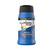 Load image into Gallery viewer, Daler Rowney System 3 Acrylic 500ml - Cobalt Blue Hue -
