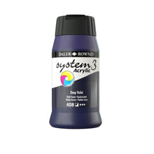 Load image into Gallery viewer, Daler Rowney System 3 Acrylic 500ml - Deep Violet - Paint
