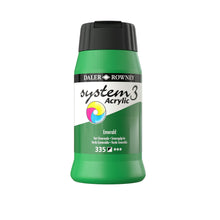 Load image into Gallery viewer, Daler Rowney System 3 Acrylic 500ml - Emerald - Paint

