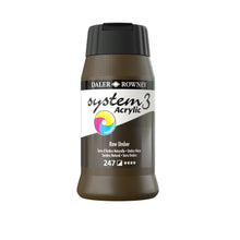 Load image into Gallery viewer, Daler Rowney System 3 Acrylic 500ml - Raw Umber - Paint
