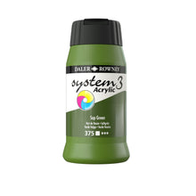 Load image into Gallery viewer, Daler Rowney System 3 Acrylic 500ml - Sap Green - Paint
