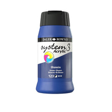 Load image into Gallery viewer, Daler Rowney System 3 Acrylic 500ml - Ultramarine - Paint
