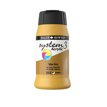 Load image into Gallery viewer, Daler Rowney System 3 Acrylic 500ml - Yellow Ochre - Paint

