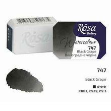 Load image into Gallery viewer, Rosa Full Pan Watercolours - Black Grape
