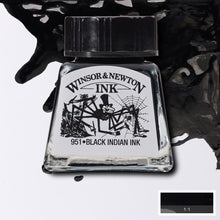 Load image into Gallery viewer, Winsor and Newton Drawing Ink - 14ml / Black Indian
