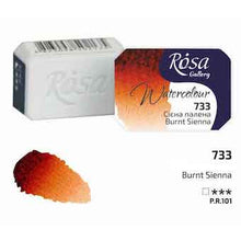 Load image into Gallery viewer, Rosa Full Pan Watercolours - Burnt Sienna
