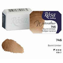 Load image into Gallery viewer, Rosa Full Pan Watercolours - Burnt Umber
