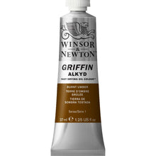 Load image into Gallery viewer, Winsor and Newton Griffin Alkyd Oil Paints - 37ml / Burnt Umber
