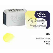 Load image into Gallery viewer, Rosa Full Pan Watercolours - Cadmium Lemon
