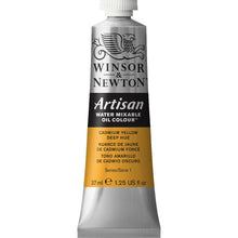 Load image into Gallery viewer, Winsor and Newton Artisan Water Mixable Oils - 37ml / Cadmium Yellow Deep
