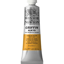 Load image into Gallery viewer, Winsor and Newton Griffin Alkyd Oil Paints - 37ml / Cadmium Yellow Deep
