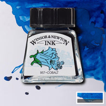 Load image into Gallery viewer, Winsor and Newton Drawing Ink - 14ml / Cobalt
