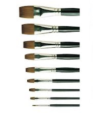 Load image into Gallery viewer, Pro Arte Connoisseur Flat Sable Blend Brushes
