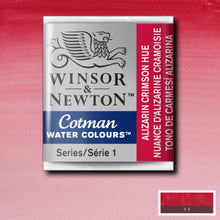 Load image into Gallery viewer, Cotman Watercolours - Alizarin Crimson Hue / Half Pans
