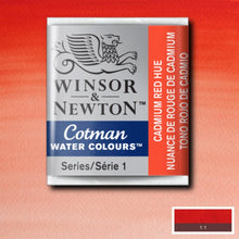 Load image into Gallery viewer, Cotman Watercolours - Cadmium Red Hue / Half Pans
