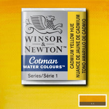 Load image into Gallery viewer, Cotman Watercolours - Cadmium Yellow Hue / Half Pans

