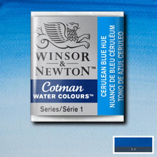 Load image into Gallery viewer, Cotman Watercolours - Cerulean Blue Hue / Half Pans
