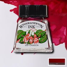 Load image into Gallery viewer, Winsor and Newton Drawing Ink - 14ml / Crimson
