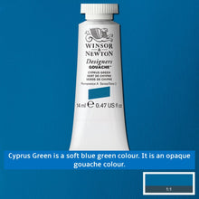Load image into Gallery viewer, Winsor and Newton Designers Gouache - 14ml / Cyprus Green
