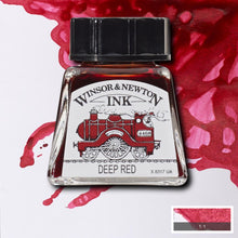 Load image into Gallery viewer, Winsor and Newton Drawing Ink - 14ml / Deep Red
