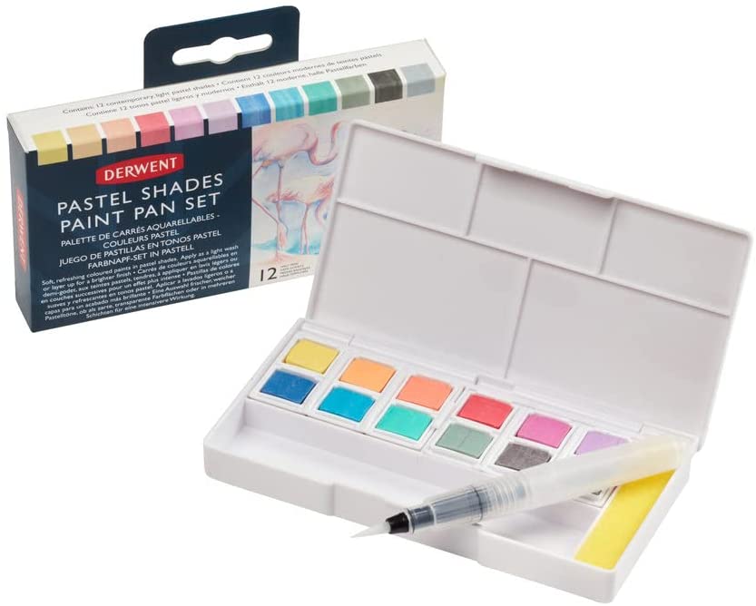 Derwent Inktense Paint Pan Pastel Set