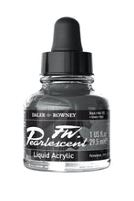 Load image into Gallery viewer, FW Pearlescent Acrylic Ink - 29.5ml / Black Pearl

