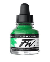 Load image into Gallery viewer, Daler Rowney FW Acrylic Ink - 29.5ml / Emerald Green
