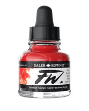 Load image into Gallery viewer, Daler Rowney FW Acrylic Ink - 29.5ml / Scarlet
