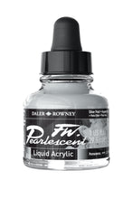 Load image into Gallery viewer, FW Pearlescent Acrylic Ink - 29.5ml / Silver Pearl
