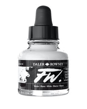Load image into Gallery viewer, Daler Rowney FW Acrylic Ink - 29.5ml / White
