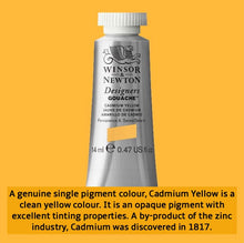 Load image into Gallery viewer, Winsor and Newton Designers Gouache - 14ml / Cadmium Yellow
