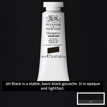 Load image into Gallery viewer, Winsor and Newton Designers Gouache - 14ml / Jet Black
